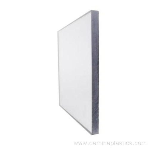 Double sided wear resistant transparent polycarbonate panel